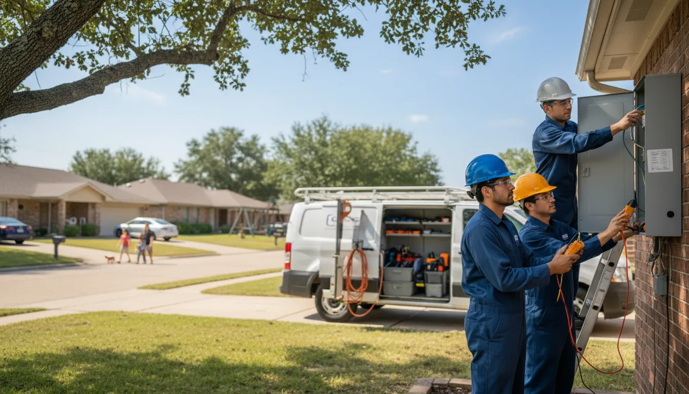 Certified electrician providing emergency electrical services in East Lynn, IL